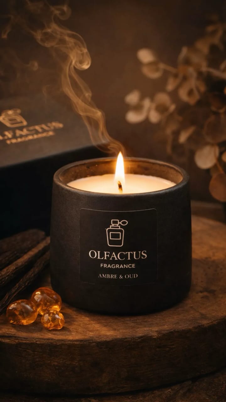 Bougie Parfumée  Ambre & Oud 